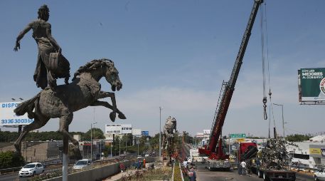 La obra formó parte del programa de Arte Público impulsado por el Ayuntamiento de Guadalajara en 2016 y tuvo una inversión de 13 millones de pesos. EL INFORMADOR/ ARCHIVO