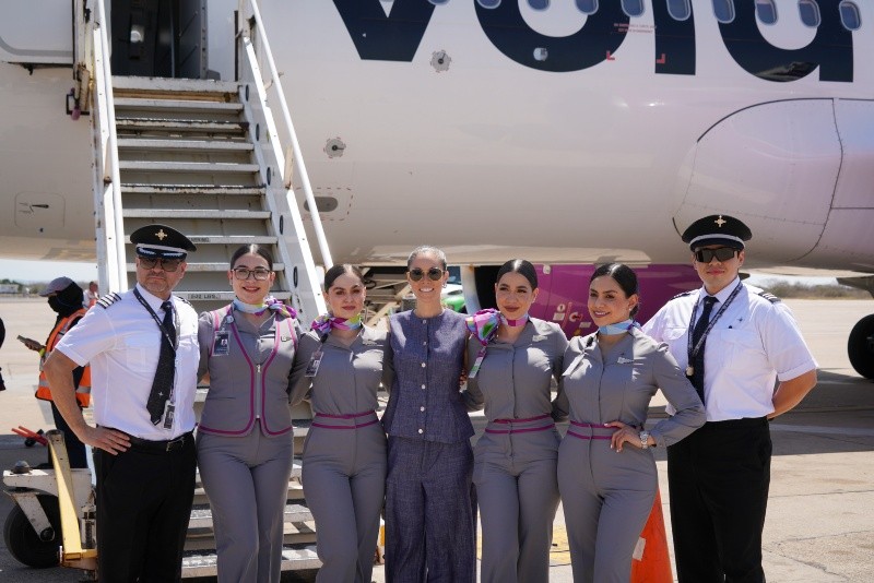 Se inaugura la nueva ruta Guadalajara-Mazatlán en Volaris. ESPECIAL/SECRETARÍA DE TURISMO DE SINALOA.