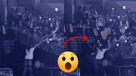 En las grabaciones se observa a uno de los integrantes reaccionar de inmediato, sorprendido y en busca de ayuda. ESPECIAL/RRSS