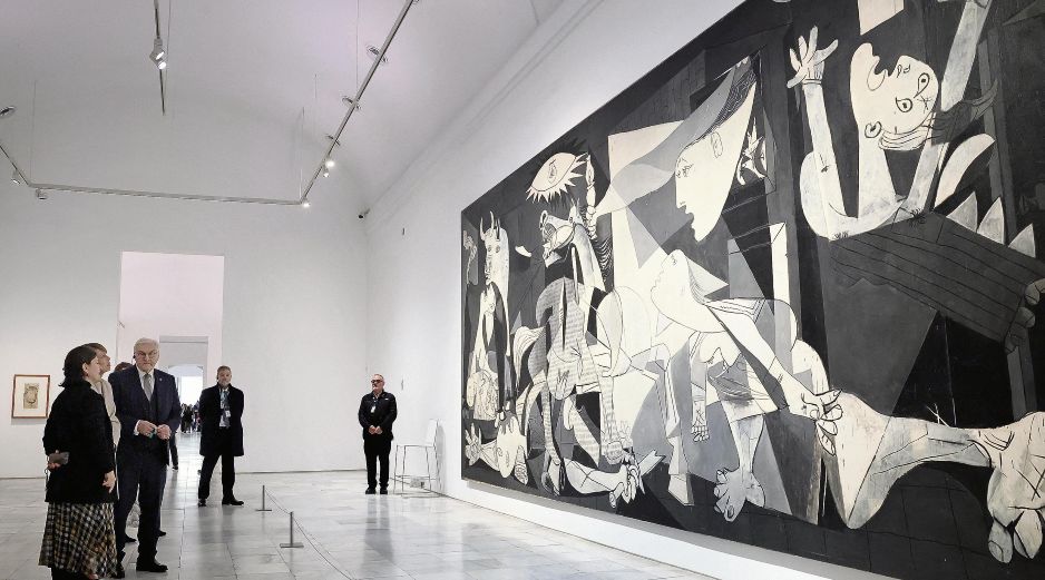 El Guernica de Picasso se encuentra actualmente en el Museo Reina Sofía, en Madrid. AFP