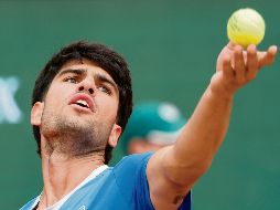 Carlos Alcaraz. El murciano sumó su sexta victoria consecutiva en el torneo. EFE