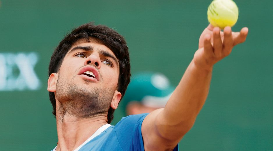 Carlos Alcaraz. El murciano sumó su sexta victoria consecutiva en el torneo. EFE