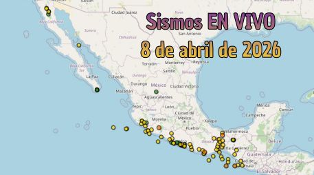 EN VIVO | Sismos en México | Miércoles 8 de abril. ESPECIAL / SSN