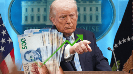 El peso mexicano tuvo un significativo avance en el tipo de cambio frente al dólar después del cese al fuego de EU contra Irán. AP / ARCHIVO