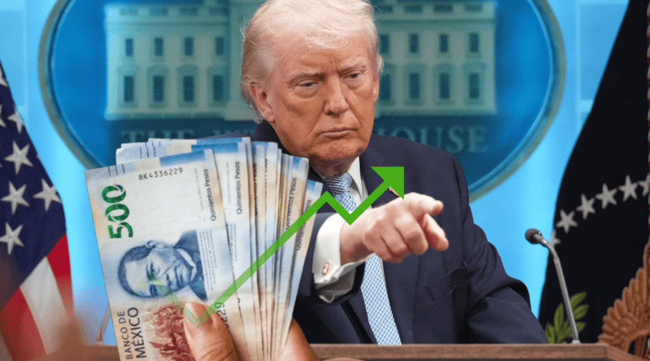 El peso mexicano tuvo un significativo avance en el tipo de cambio frente al dólar después del cese al fuego de EU contra Irán. AP / ARCHIVO