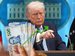 El peso mexicano tuvo un significativo avance en el tipo de cambio frente al dólar después del cese al fuego de EU contra Irán. AP / ARCHIVO