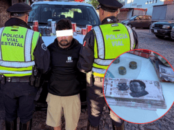 Amadeus 'N' fue puesto a disposición de un agente del Ministerio Público. ESPECIAL/Secretaría de Seguridad Estatal