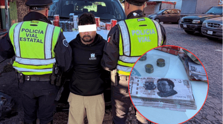 Amadeus 'N' fue puesto a disposición de un agente del Ministerio Público. ESPECIAL/Secretaría de Seguridad Estatal