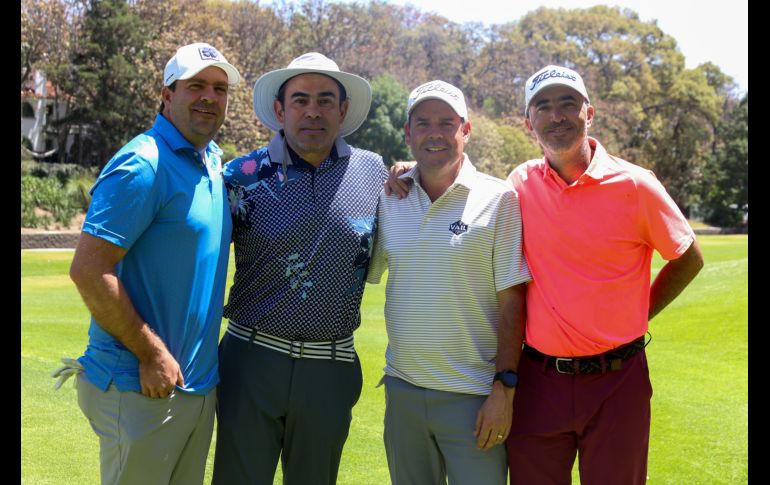 Juan Carlos, Óscar Martín, Chisco Gómez y Abraham Tamayo. GENTE BIEN JALISCO / Revista del 10 de abril 2026