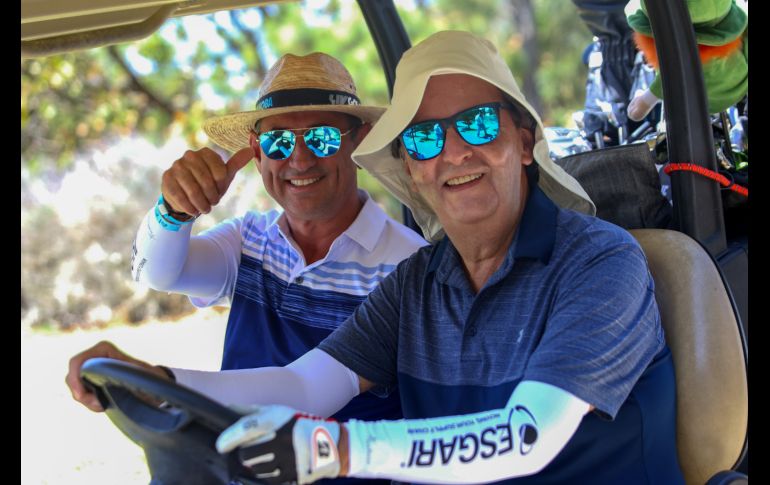Luis Otero y Federico Chávez. GENTE BIEN JALISCO / Torneo Swing contra el hambre en el Cielo Country Club
