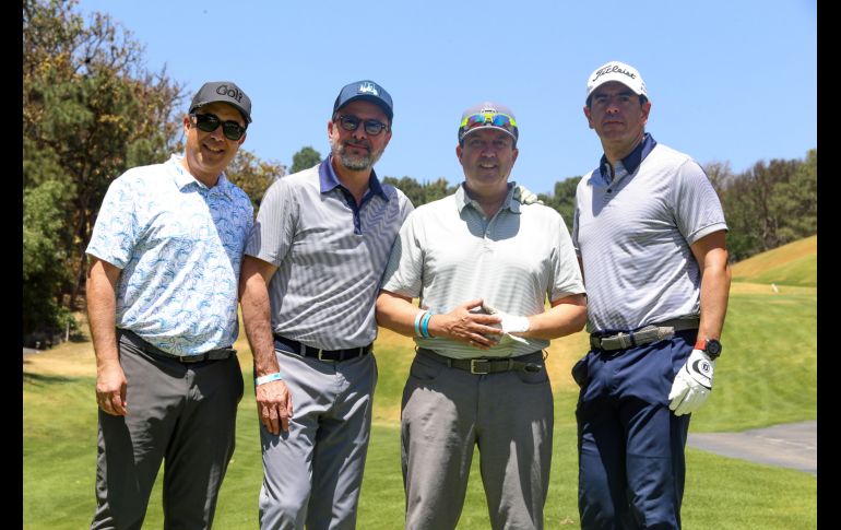 Ricardo Beas, Juan Pablo, Gerardo Rickman y Rogelio Contreras. GENTE BIEN JALISCO / C. Jimeno