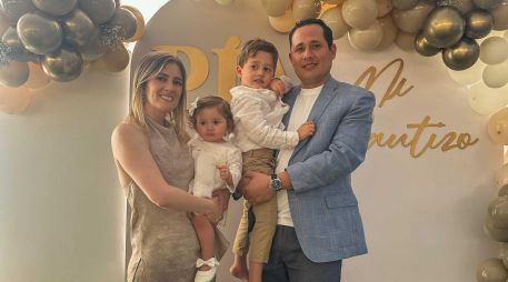 Marisa Rodríguez, Pía Palafox, Lucas Palafox y Israel Palafox. GENTE BIEN JALISCO. Revista del 10 de abril 2026