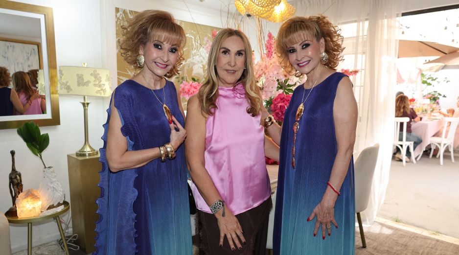 Thais Loera Ochoa, Gaby Enríquez y Esperanza Loera Ochoa. GENTE BIEN JALISCO / Revista del 10 de abril 2026