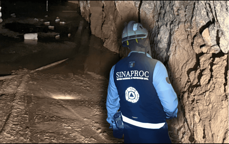 Tras el incidente en la mina, Francisco Zapata Nájera permaneció casi dos semanas sin ser localizado por las brigadas de rescate. ESPECIAL/Coordinación Nacional de Protección Civil