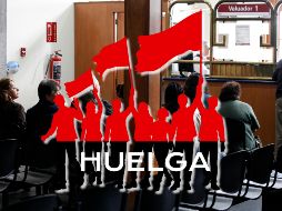 Así ha sido la vida de los trabajadores en huelga del Nacional Monte de Piedad desde hace seis meses. SUN / ARCHIVO