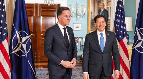 Trump ha criticado abiertamente a la OTAN por no participar activamente en acciones relacionadas con la crisis en Medio Oriente. EFE/F. Everett