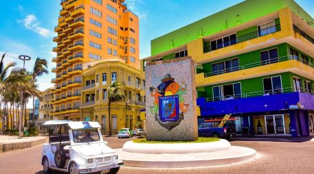 El escudo de Mazatlán, Sinaloa. ESPECIAL/SECRETARÍA DE TURISMO DE SINALOA.