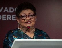 Ernestina Godoy, titular de la Fiscalía General de la República, brindó avances del caso del Tren Interoceánico en una conferencia de prensa. SUN/ARCHVO