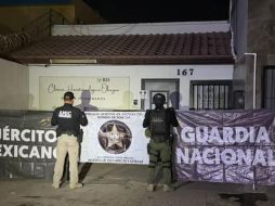 La Fiscalía General de Justicia del Estado de Sonora llevó a cabo un cateo en un inmueble ubicado en Ciudad Obregón. ESPECIAL