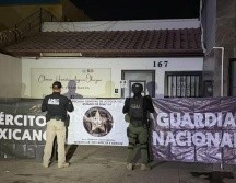 La Fiscalía General de Justicia del Estado de Sonora llevó a cabo un cateo en un inmueble ubicado en Ciudad Obregón. ESPECIAL
