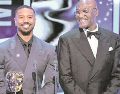 Los actores Michael B. Jordan y Delroy Lindo, fueron víctimas de un insulto racista proferido por un miembro del público, John Davidson. ESPECIAL