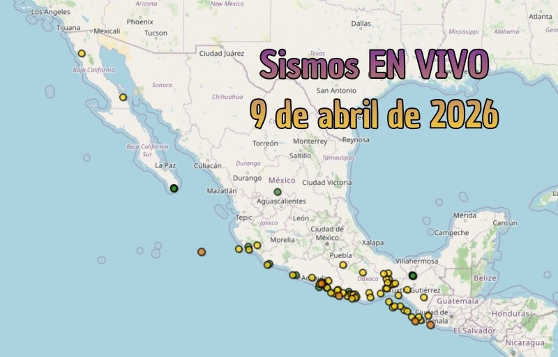 EN VIVO | Sismos en México | Jueves 9 de abril. ESPECIAL / SSN