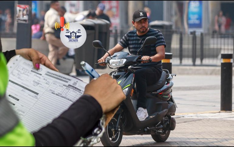 Policía Vial informa los resultados en lo que va del año respecto a infracciones a motociclistas y automovilistas. EL INFORMADOR / ARCHIVO