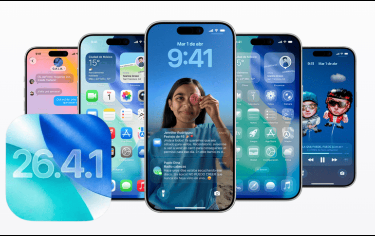 La nueva versión tiene el objetivo de mejorar y pulir algunos detalles que fallaron en la actualización pasada. ESPECIAL / APPLE