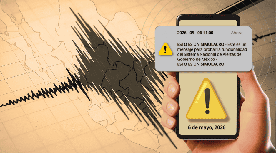 Si deseas asegurarte de recibir la alerta sísmica en México aquí te decimos qué hacer con tu celular. ESPECIAL/Canva/Coordinación Nacional de Protección Civil