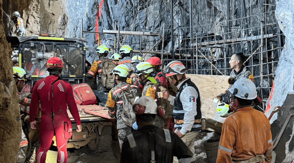 Hasta el momento hay dos mineros rescatados con vida de las 4 víctimas de la mina Santa Fe en Sinaloa. EFE / ARCHIVO