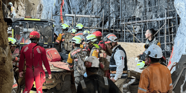 Sinaloa: Mineros rescatados con vida en mina Santa Fe