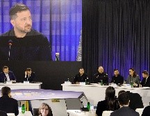 Volodímir Zelenski remarcó que la gente necesita celebrar las Pascuas sin amenazas de ataques. EFE/I. Trachenko