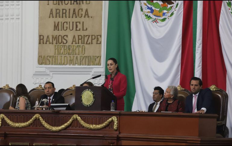 El Grupo Parlamentario de Morena reiteró su respaldo irrestricto a la Presidenta Claudia Sheinbaum durante la sesión. SUN/ARCHIVO