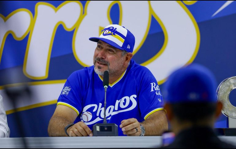 Benjamín Gil ya prepara sus estrategias para la nueva temporada 2026 de la LMB. CORTESÍA/ CHARROS DE JALISCO.