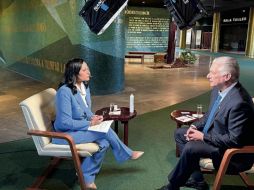 Díaz-Canel charló con la periodista Kristen Welker sobre la política interna cubana, donde descartó la idea de abandonar la presidencia. EFE