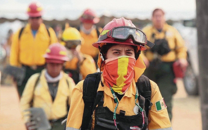 Los brigadistas requieren de una amplia preparación para realizar su labor. ESPECIAL