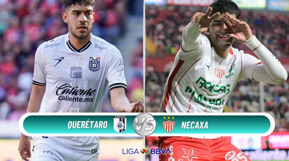 Querétaro y Necaxa se enfrentan en busca de puntos importantes para el cierre del Clausura 2026. ESPECIAL / IMAGO7 y CANVA