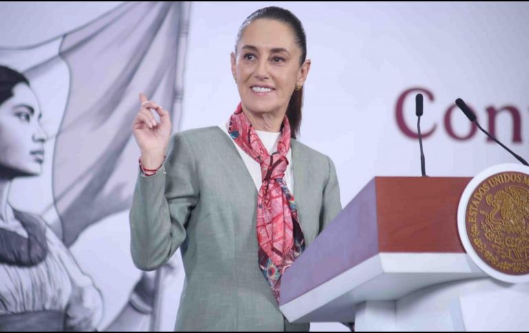 La Presidenta de México, Claudia Sheinbaum, en 