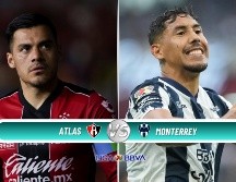 Atlas y Monterrey se enfrentan en el Estadio Jalisco con la urgencia de sumar tres puntos vitales en la recta final del torneo Clausura 2026. ESPECIAL / IMAGO7 y CANVA