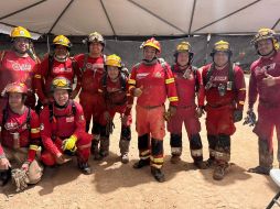 El Gobierno de Jalisco y la Coordinación Nacional de Protección Civil reconocieron el compromiso demostrado por el equipo USAR. ESPECIAL/Protección Civil Jalisco