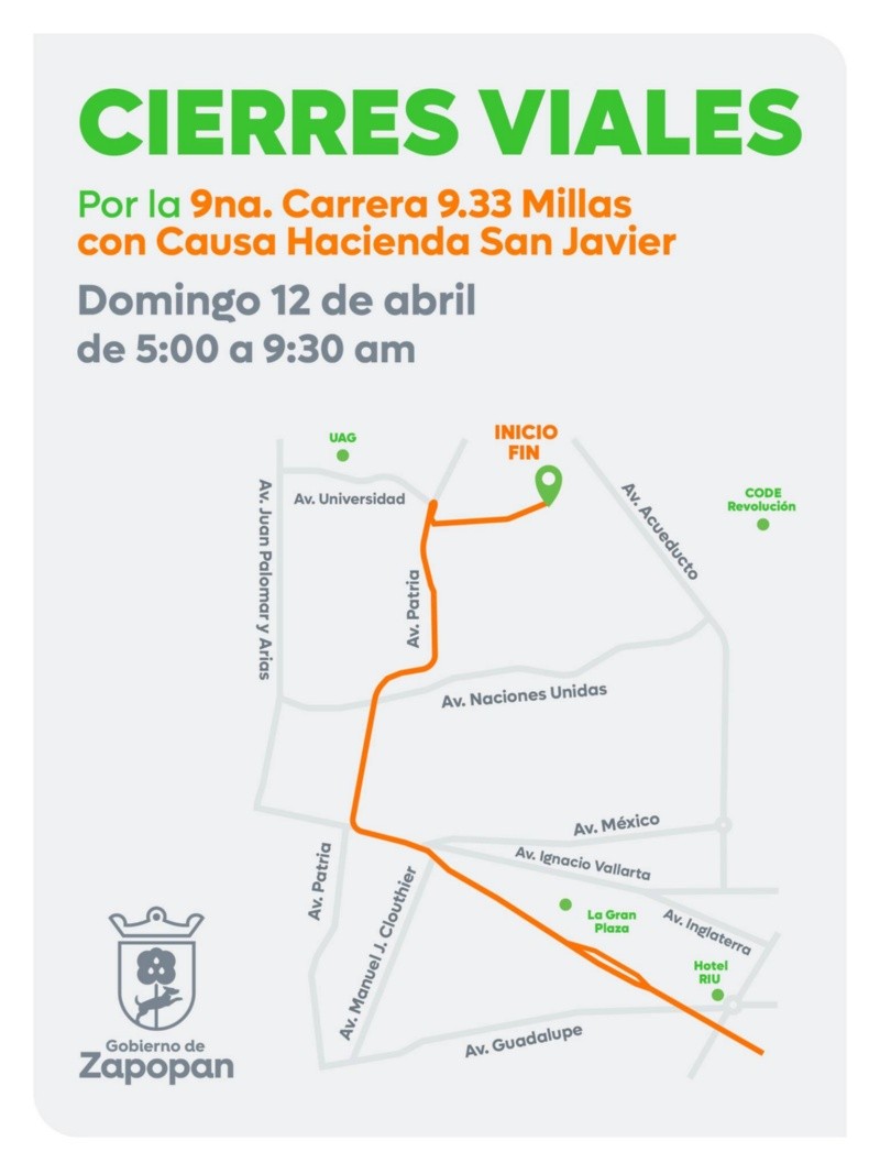 CORTESÍA/  Dirección de Movilidad y Transporte Zapopan.&nbsp;