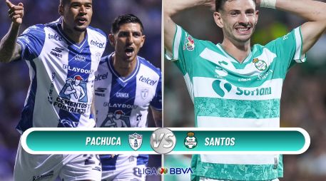 Pachuca intentará mantener su paso perfecto como local frente a Santos Laguna en la Jornada 14. ESPECIAL / IMAGO7 y CANVA