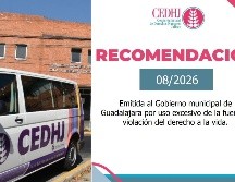 Estos son los puntos a tomar en cuenta por la recomendación de la CEDHJ. EL INFORMADOR / ARCHIVO / ESPECIAL / FACEBOOK CEDHJ