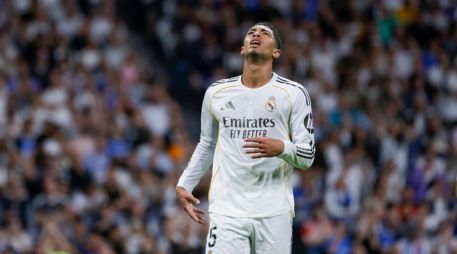 Jude Bellingham. El inglés reapareció como titular, pero poco pudo hacer para ayudar al Madrid. EFE/J. Martín