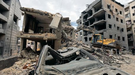 Daños en zonas urbanas de Beirut reflejan la intensidad del conflicto, mientras Líbano e Israel se preparan para dialogar bajo mediación estadounidense. EFE