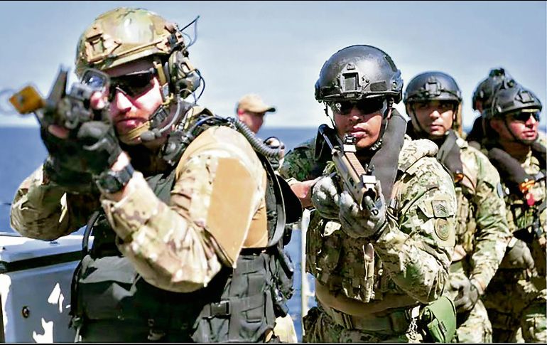 Elementos realizaron ejercicios navales conjuntos para fortalecer la coordinación operativa, el intercambio de capacidades y la seguridad marítima regional. ESPECIAL