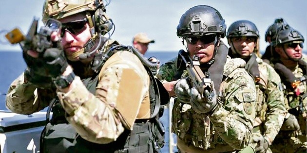 Marina: Realizan ejercicios a bordo de destructor