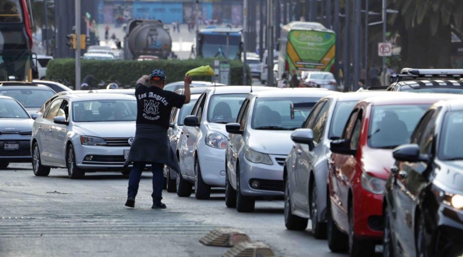 El programa Hoy No Circula se aplica de las 5:00 a las 22:00 horas en todas las alcaldías de la Ciudad de México y en tres zonas conurbadas del Estado de México. SUN/F. Rojas