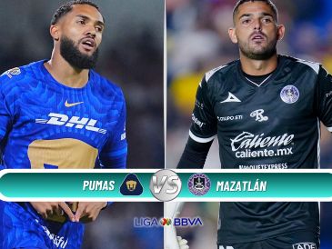 Pumas recibe a Mazatlán en el Estadio Olímpico Universitario con el objetivo de asegurar su pase directo a la Liguilla del Clausura 2026. ESPECIAL / IMAGO7 y CANVA