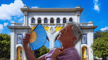 Clima en Guadalajara: Mañana domingo 12 de abril la situación será aún más sofocante, pues la temperatura máxima escalará hasta los 33 grados. ESPECIAL / CANVA